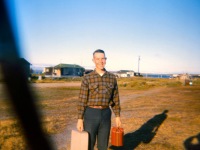 1967 Richard leaving for Fairbanks to go to University of Alaska.