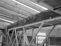 Lumber building under construction